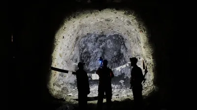 Miners in a mine
